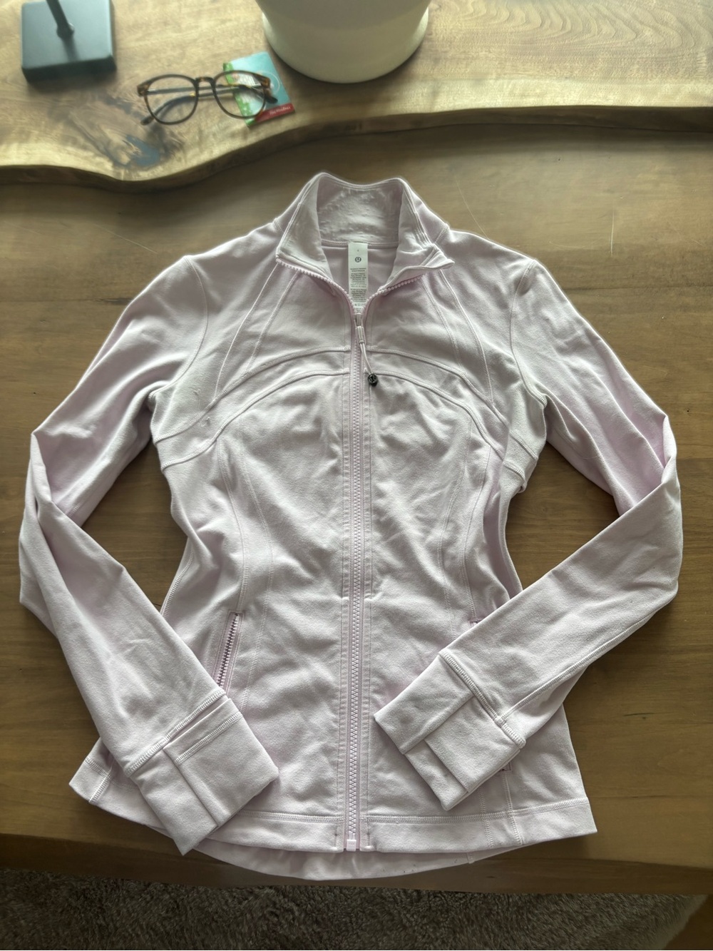 lululemon athletica Soft Light Pink Full-Zip Utility Jacket